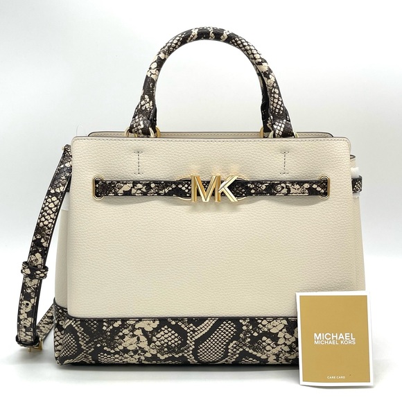 Michael Kors Reed Large Center Zip Satchel Crossbody Bag - Picture 1 of 10